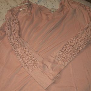 Pink Long Sleeved Shirt